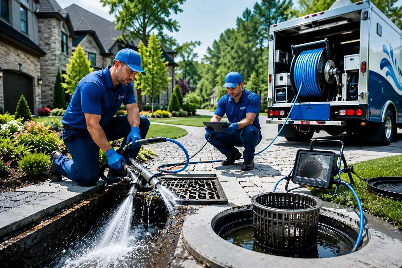 Local outdoor drain cleaning professionals in Plantsville, CT